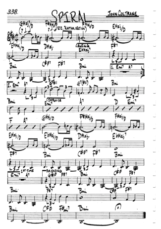 The Real Book of Jazz Spiral score for Clarinet (C)