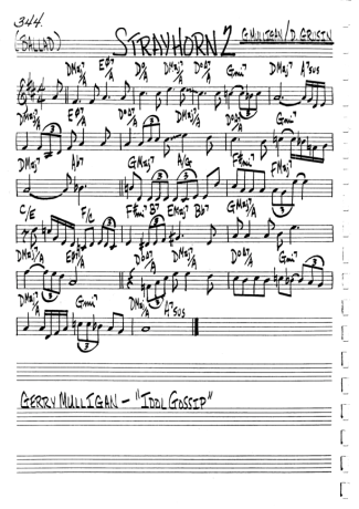 The Real Book of Jazz  score for Clarinet (C)