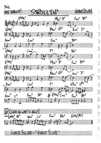 The Real Book of Jazz Strollin score for Trumpet