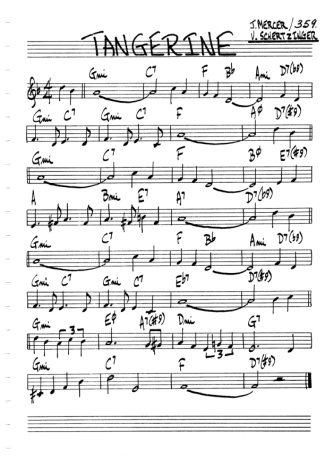 The Real Book of Jazz  score for Clarinet (C)