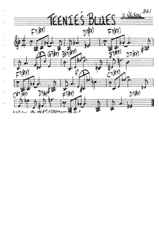 The Real Book of Jazz  score for Clarinet (C)