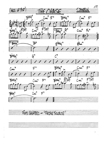 The Real Book of Jazz The Chase score for Clarinet (Bb)