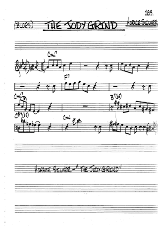 The Real Book of Jazz The Jody Grind score for Trumpet