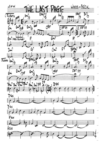 The Real Book of Jazz  score for Clarinet (C)