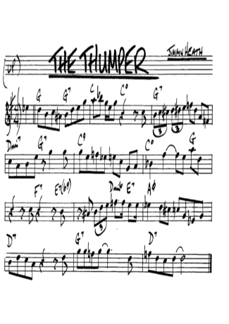 The Real Book of Jazz The Thumper score for Alto Saxophone