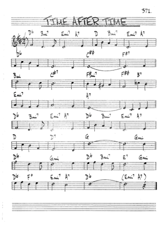 The Real Book of Jazz Time After Time 2 score for Tenor Saxophone Soprano (Bb)