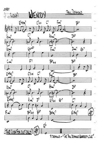 The Real Book of Jazz  score for Clarinet (C)