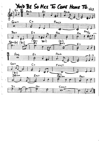 The Real Book of Jazz  score for Clarinet (C)