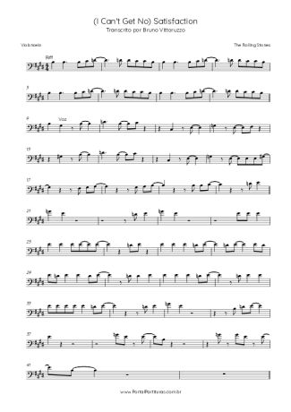 The Rolling Stones (I Can´t Get No) Satisfaction score for Cello