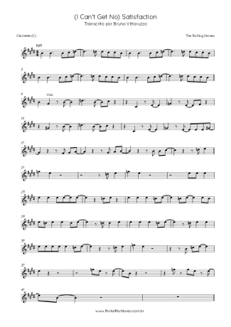 The Rolling Stones  score for Clarinet (C)