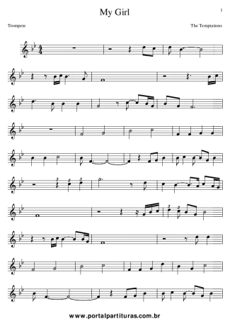 The Temptations  score for Trumpet