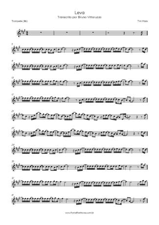 Score for Trumpet