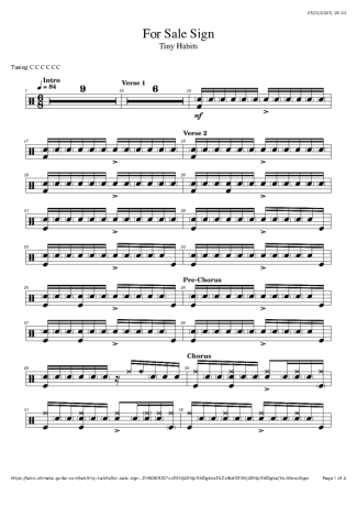 42737  - Sale Sign - Schlagzeug