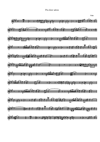 Titãs  score for Alto Saxophone