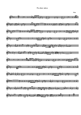 Titãs  score for Clarinet (Bb)