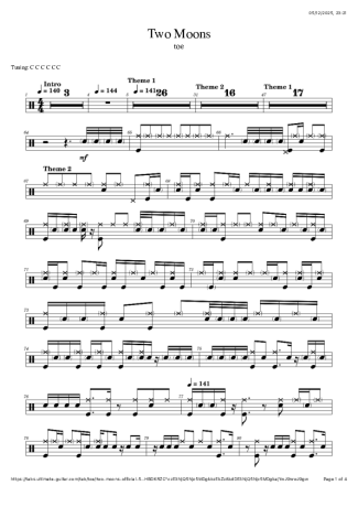 42738  - Two Moons - Schlagzeug