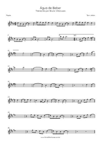 Tom Jobim  score for Flute
