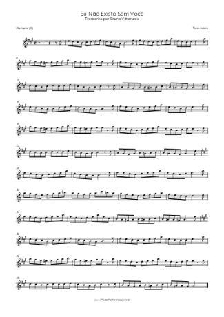 Score for Clarinet (C)