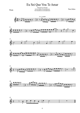 Fagner - Canteiros - Sheet Music For Flute