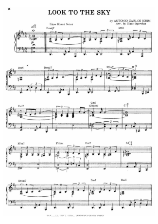 Tom Jobim - Luiza - Sheet Music For Clarinet (Bb)