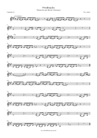 Score for Clarinet (C)