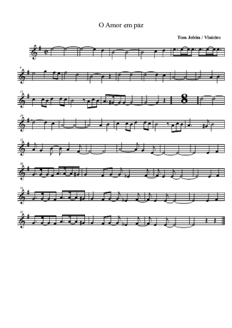 Tom Jobim  score for Tenor Saxophone Soprano (Bb)