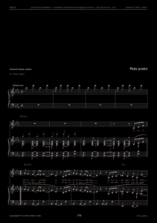 Tom Jobim  score for Piano