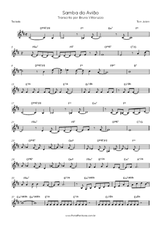 Tom Jobim  score for Keyboard