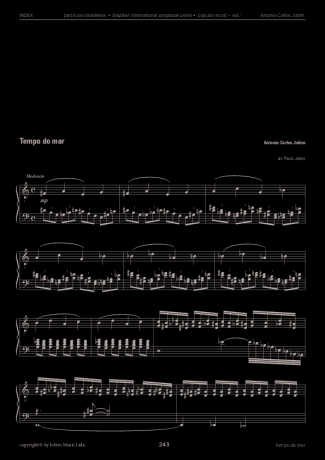 Tom Jobim  score for Piano