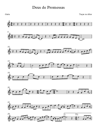 Toque no Altar  score for Harmonica