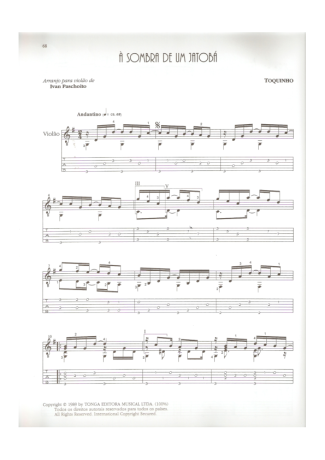 Toquinho  score for Acoustic Guitar