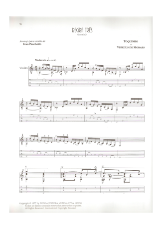 Toquinho  score for Acoustic Guitar