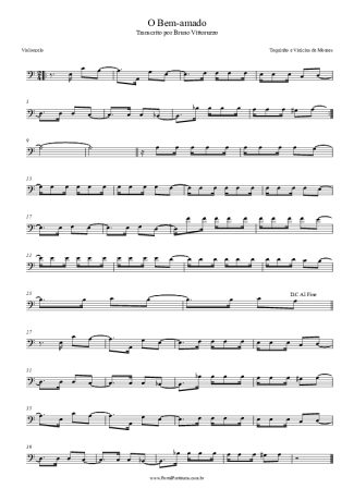 Toquinho e Vinícius de Moraes  score for Cello