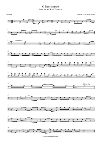 Toquinho e Vinícius de Moraes O Bem-amado score for Trombone