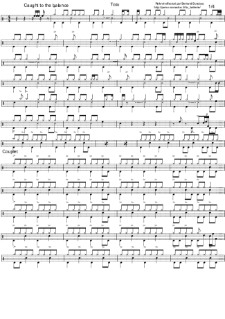 Toto  score for Drums