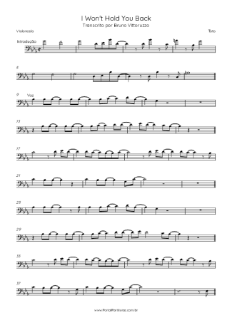 Score for Cello