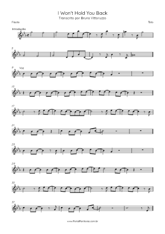 Score for Flute