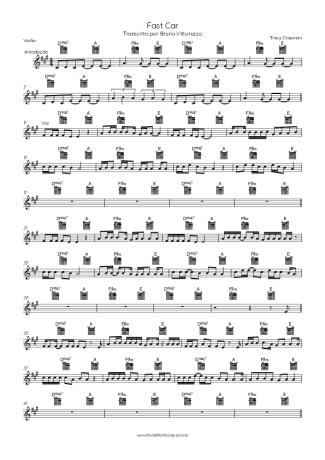 Score for Acoustic Guitar