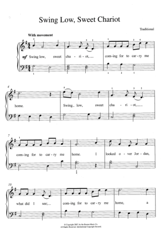 Score for Piano