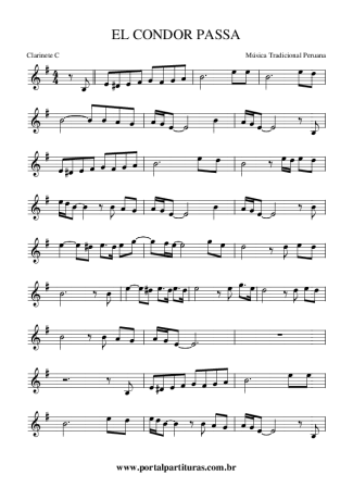 Score for Clarinet (C)