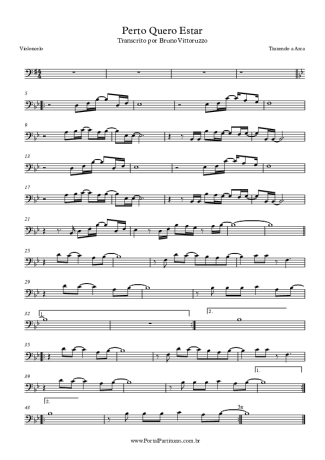 Trazendo a Arca  score for Cello