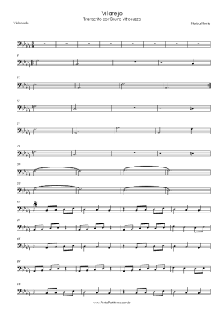 Tribalistas Vilarejo score for Cello