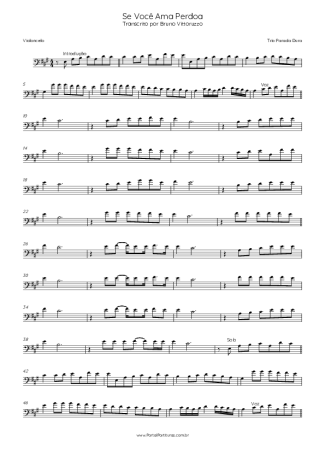 Trio Parada Dura  score for Cello