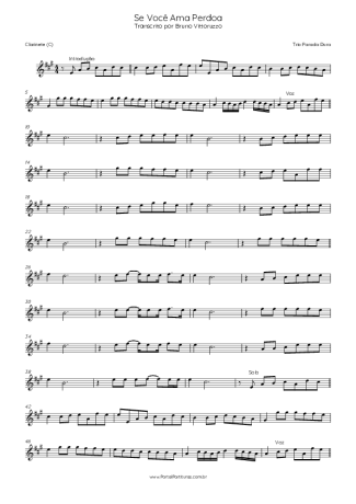Trio Parada Dura  score for Clarinet (C)