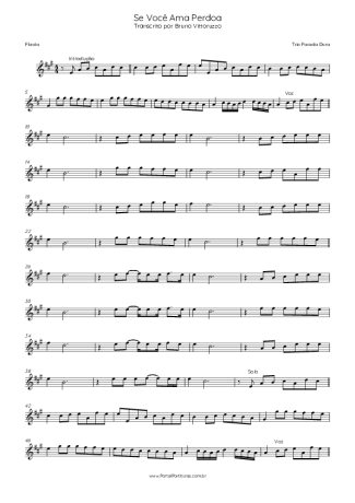 Trio Parada Dura  score for Flute