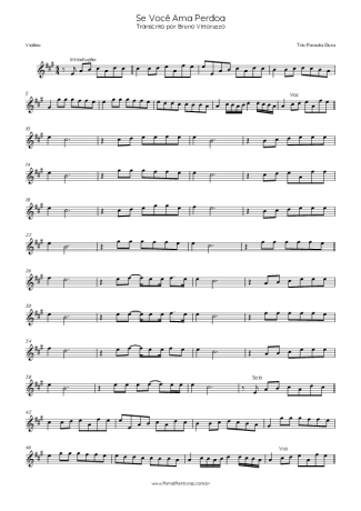 Trio Parada Dura  score for Violin