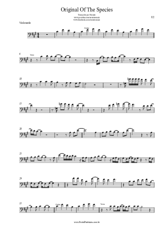 U2  score for Cello