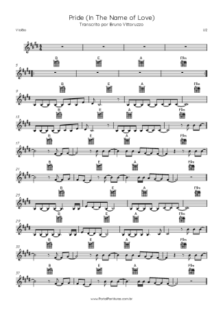 Score for Acoustic Guitar