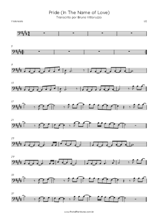 Score for Cello