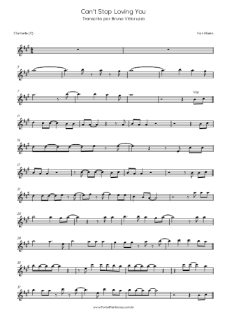 Van Halen  score for Clarinet (C)